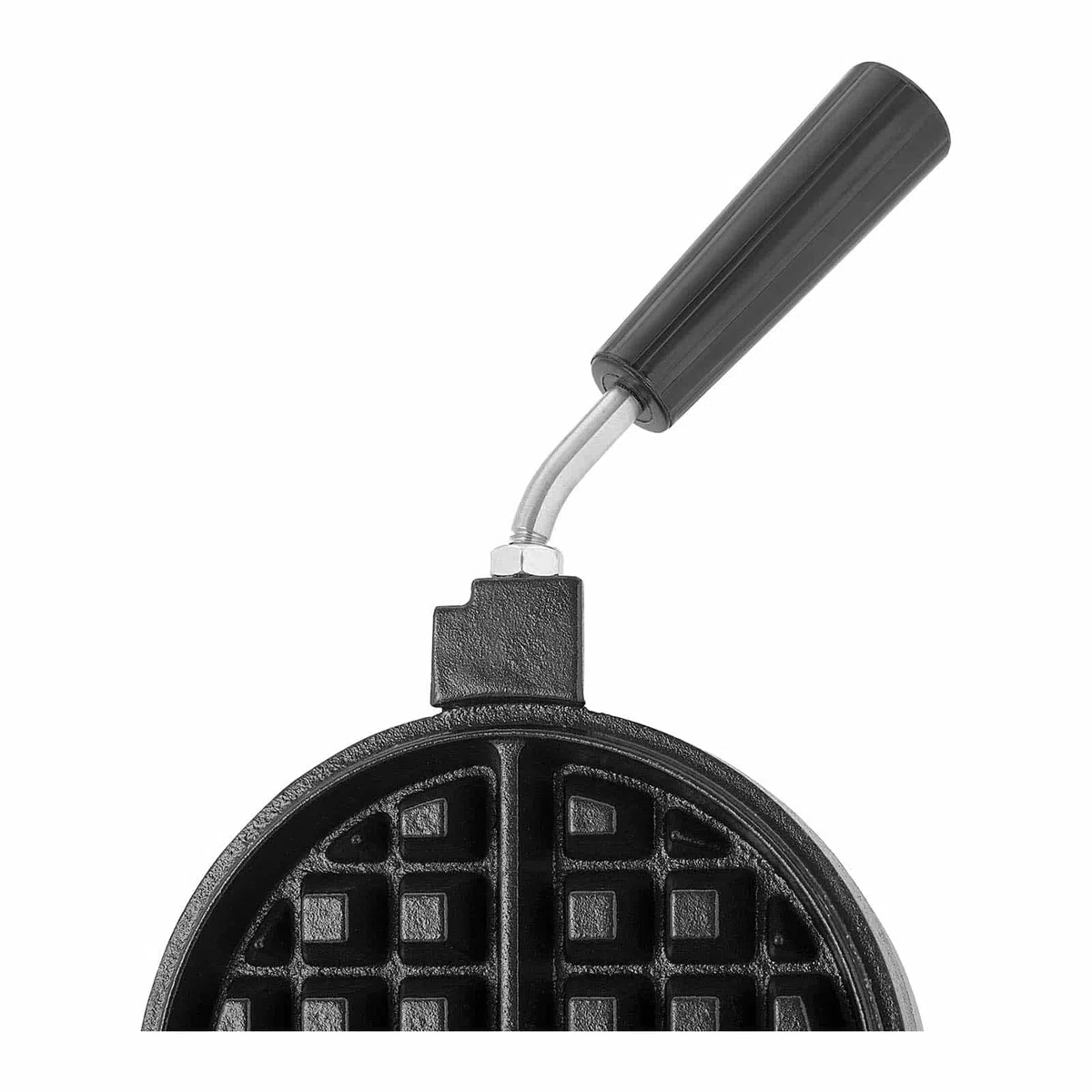 Royal Catering RCWM-1300-RE Waffeleisen Waffelgerät Waffelautomat Waffle Maker Belgische Waffel (Ø 18 cm, Drehbar, 1300 W, Timer 99 min, Edelstahlgehäuse), Schwarz