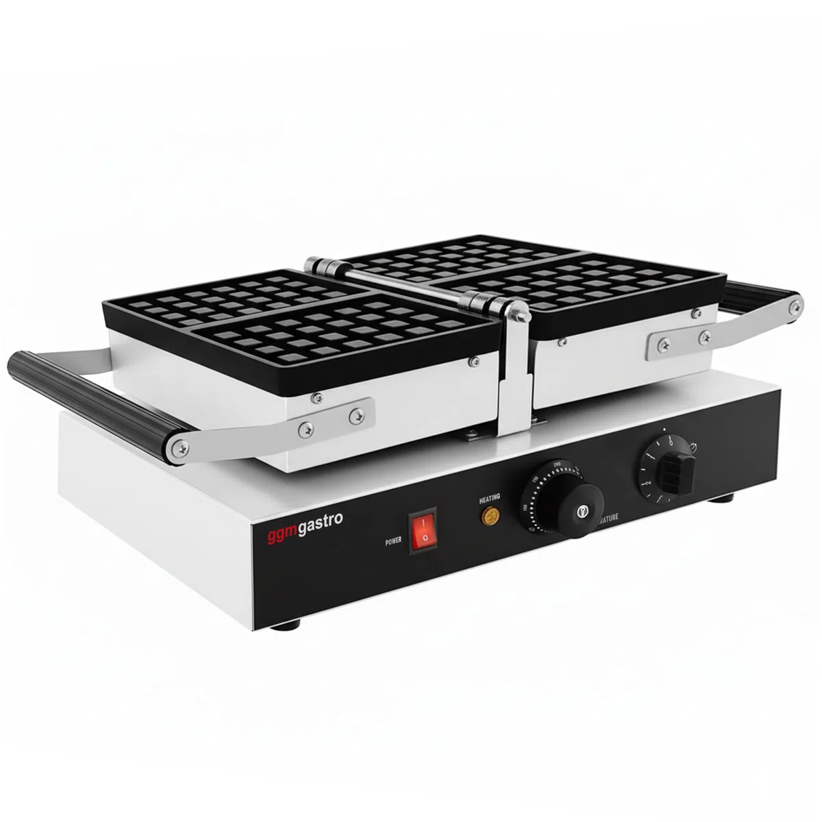 GGM Gastro Waffeleisen 1,6 kW für 2 Brüsseler Waffeln