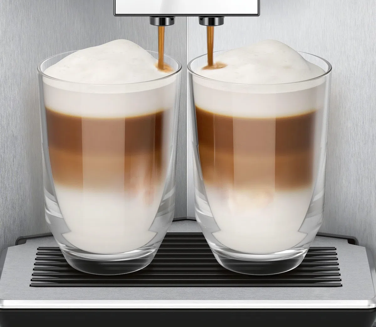 Siemens, TI9575X1DE, Kaffeevollautomat, EQ.9 plus connect s700, Home Connect App, baristaMode, Edelstahl