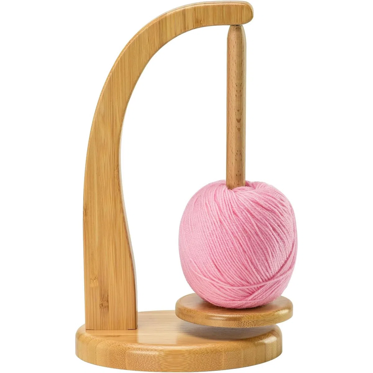 Wollabwickler, Wollhaspel Rotierender Magnetischer Holz Wollknäuelhalter, Garnrollenhalter Wollabwickler Wollhalter Wolle aufwickler für Häkel, Knitting Accessories, Nähzubehör Geschenke