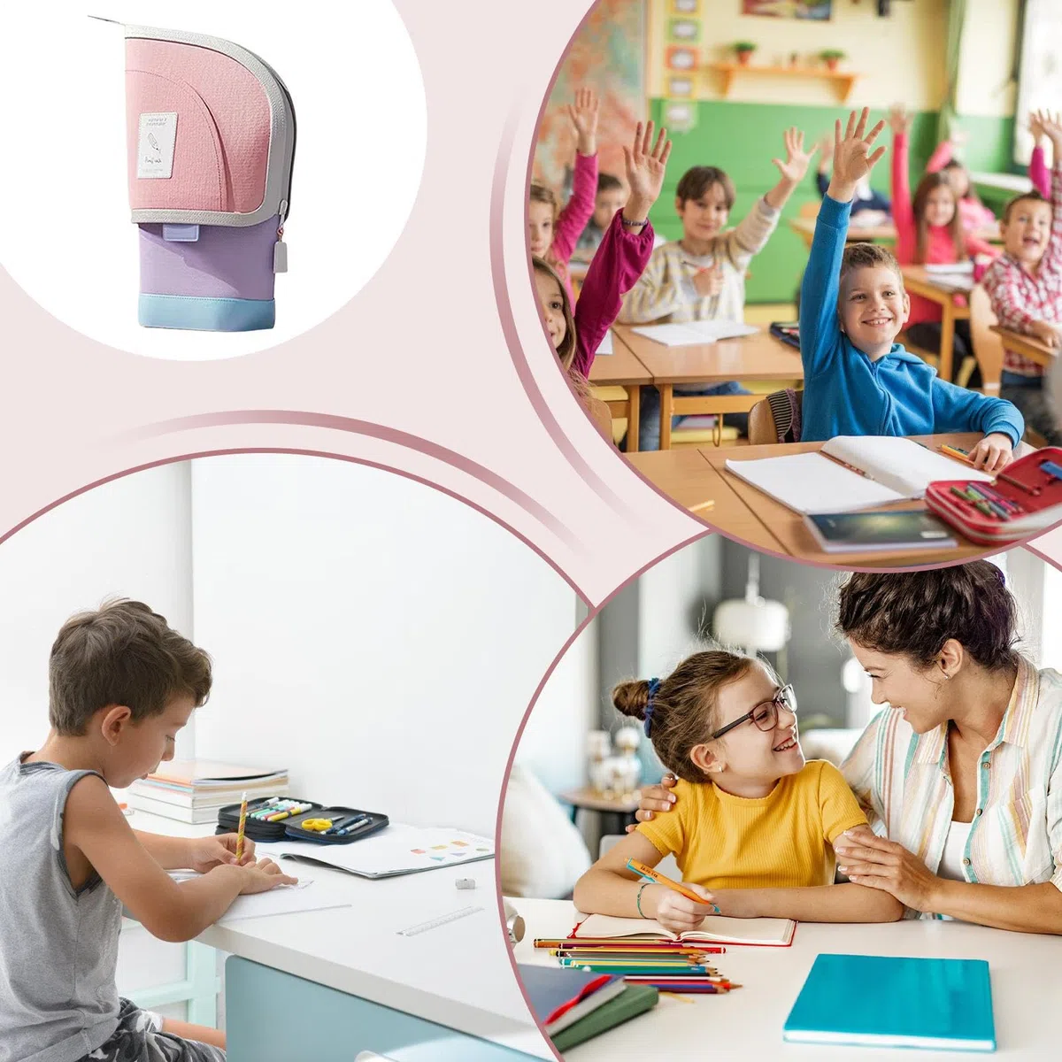 Organizer für Bleistifte – Bleistifttasche | Bleistifttasche | Stifthalter | Organizer für Taschen mit großer Kapazität, Bürozubehör