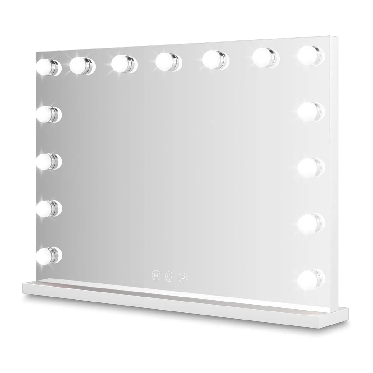 Bayt Schminkspiegel mit Beleuchtung – 15 LEDs, Touch, 58 x 46 cm