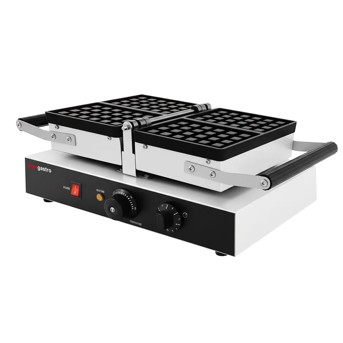 GGM Gastro Waffeleisen 1,6 kW für 2 Brüsseler Waffeln