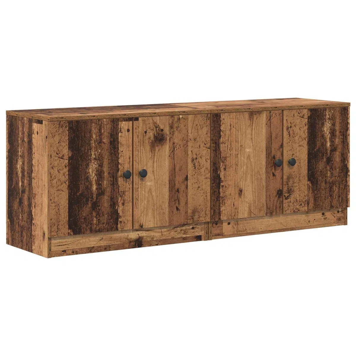 Generisch Stauraum - Schranks für Hochbett 2 STK. Altholz 66 x 35 x 48 cm 26.8kg