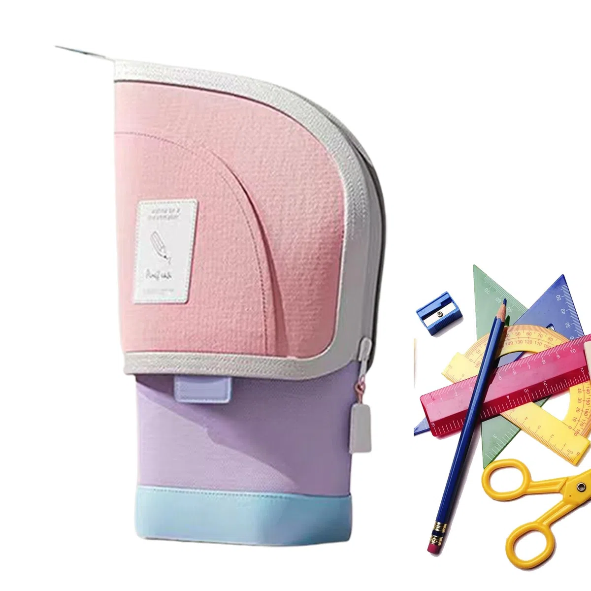 Organizer für Bleistifte – Bleistifttasche | Bleistifttasche | Stifthalter | Organizer für Taschen mit großer Kapazität, Bürozubehör